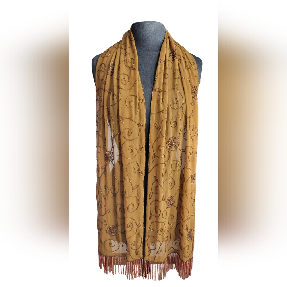 Beaded shawl